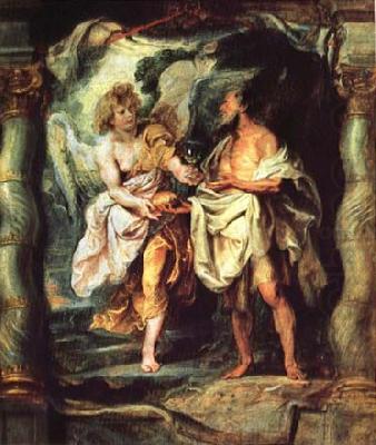 Peter Paul Rubens The Prophet Elijah Receiving Bread and Water from an Angel china oil painting image